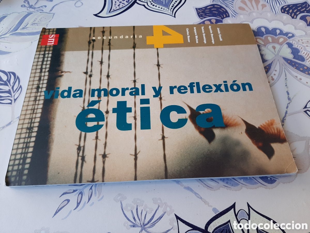 Libros de segunda mano: Vida moral y reflexi&oacute;n &eacute;tica 4 ESO SM 1997 - Foto 4