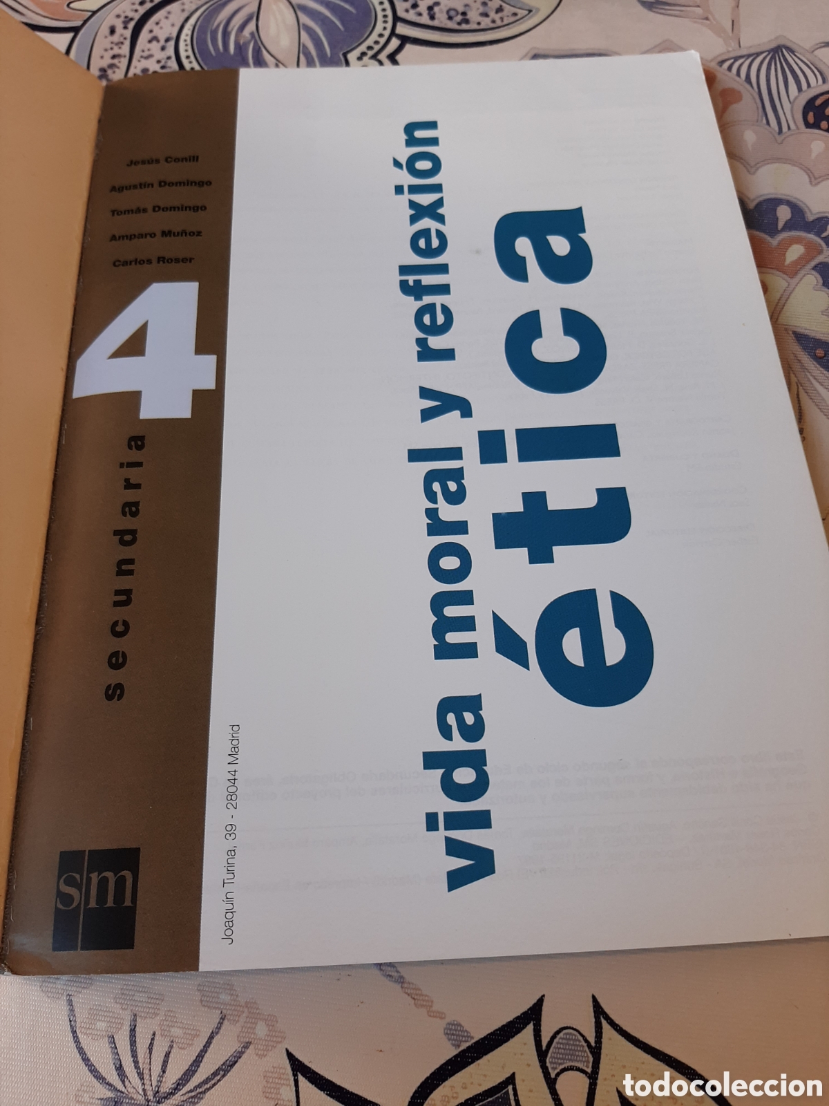 Libros de segunda mano: Vida moral y reflexi&oacute;n &eacute;tica 4 ESO SM 1997 - Foto 5