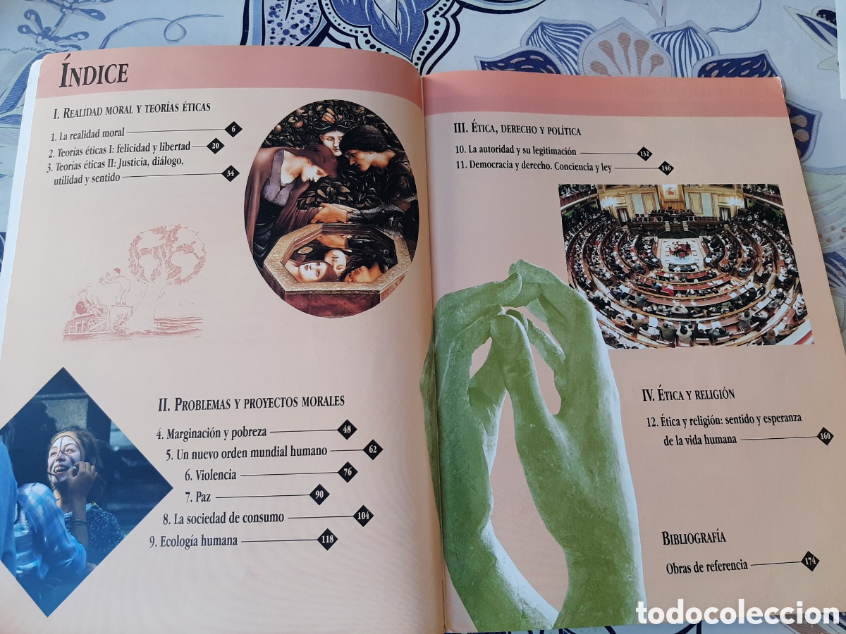 Libros de segunda mano: Vida moral y reflexi&oacute;n &eacute;tica 4 ESO SM 1997 - Foto 7