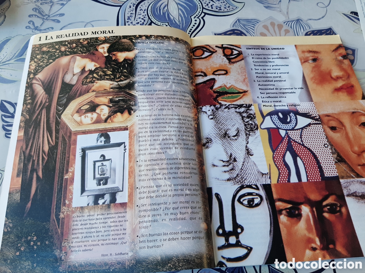 Libros de segunda mano: Vida moral y reflexi&oacute;n &eacute;tica 4 ESO SM 1997 - Foto 8