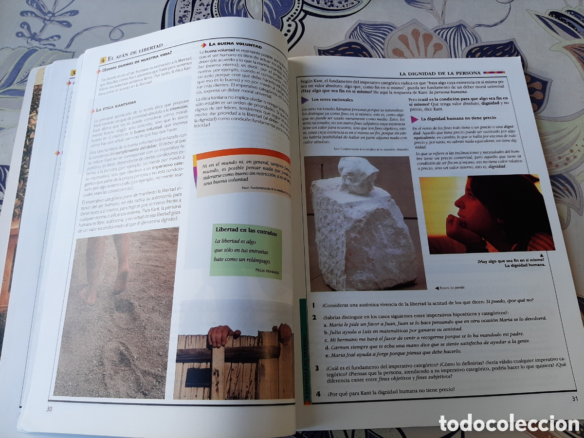 Libros de segunda mano: Vida moral y reflexi&oacute;n &eacute;tica 4 ESO SM 1997 - Foto 9