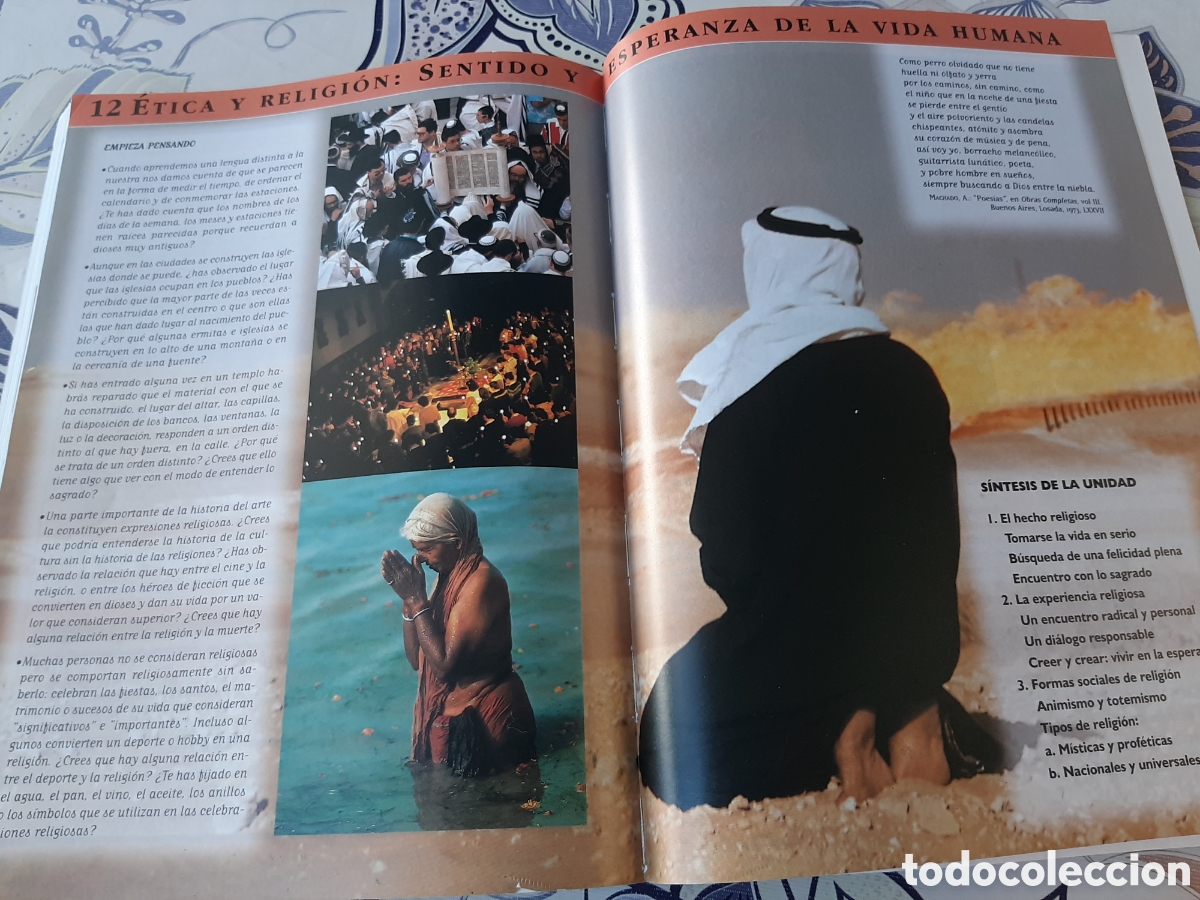 Libros de segunda mano: Vida moral y reflexi&oacute;n &eacute;tica 4 ESO SM 1997 - Foto 16
