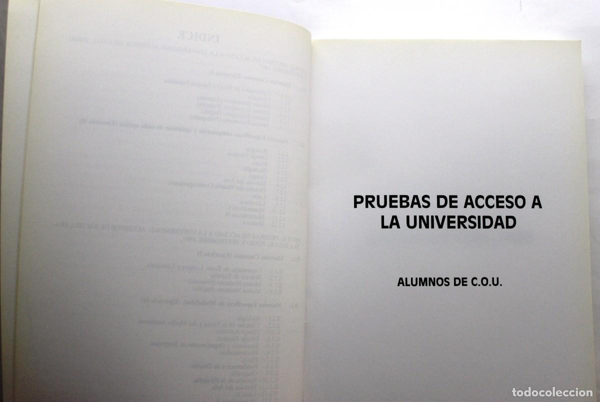 Libros de segunda mano: PRUEBAS DE ACCESO A LAS UNIVERSIDADES DE CASTILLA Y LE&Oacute;N. - Foto 3