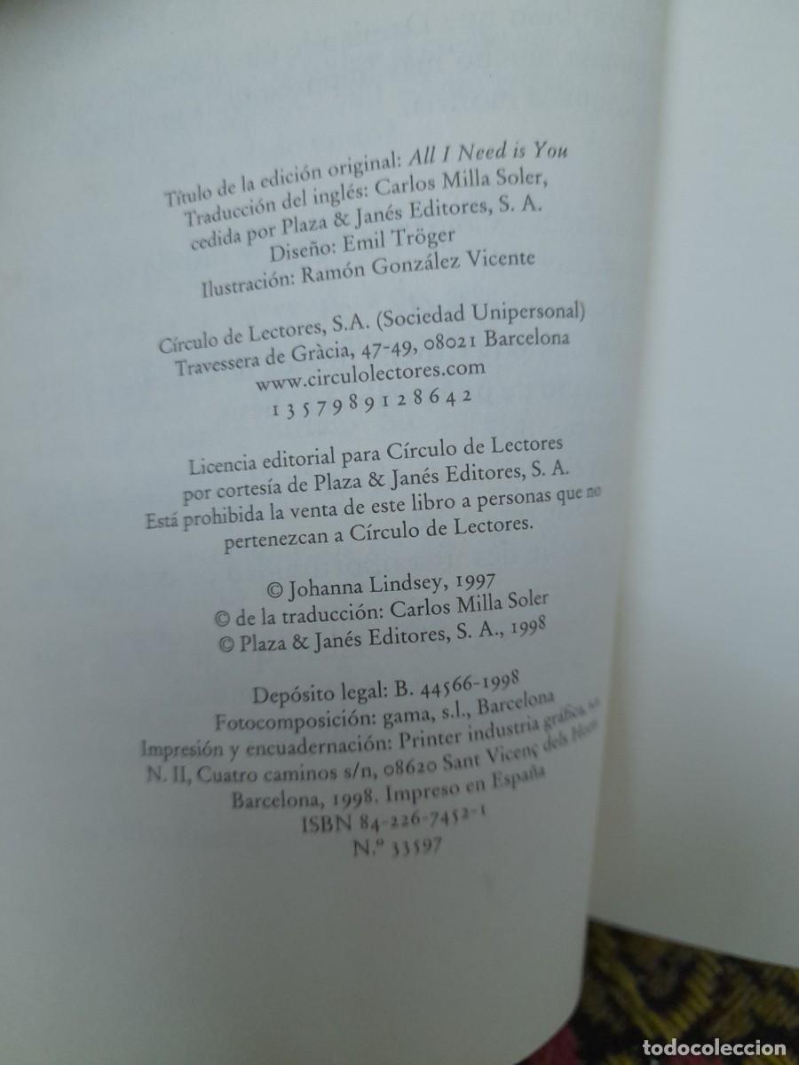 Libros de segunda mano: Libro El camino del amor Johanna Lindsey - Foto 5
