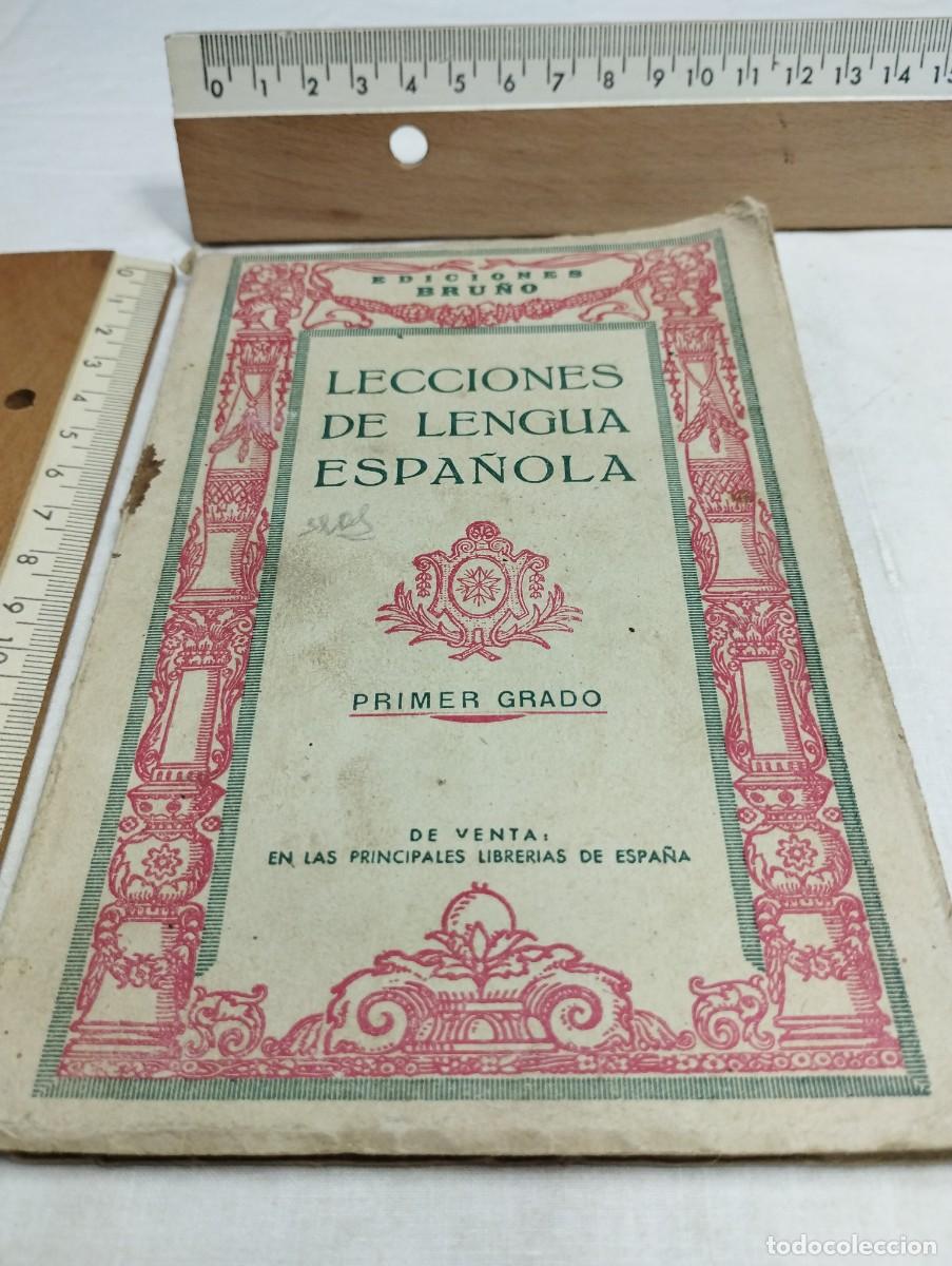Libros de segunda mano: Lecciones de lengua espa&ntilde;ola. Ediciones Bru&ntilde;o, - Foto 1