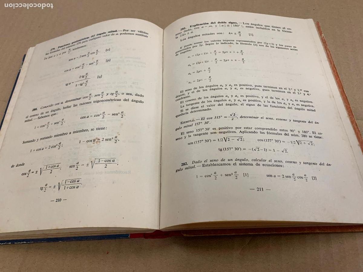 Libros de segunda mano: Antiguo libro de matematicas, Quinto curso. A&ntilde;o 1955. 320pags. - Foto 4