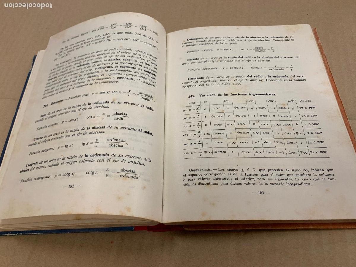 Libros de segunda mano: Antiguo libro de matematicas, Quinto curso. A&ntilde;o 1955. 320pags. - Foto 9