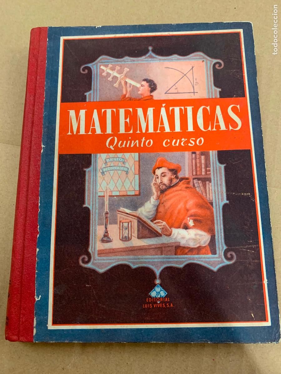 Libros de segunda mano: Antiguo libro de matematicas, Quinto curso. A&ntilde;o 1955. 320pags. - Foto 1