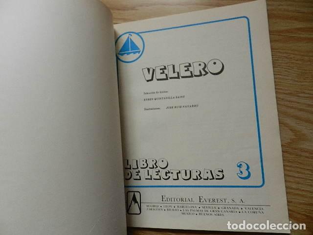 Libros de segunda mano: VELERO Libro de Lecturas 3 Everest a&ntilde;o 1980 - Foto 5