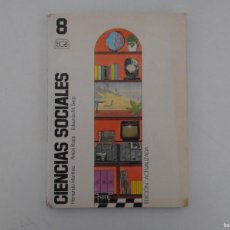 Libros de segunda mano: LIBRO DE TEXTO, CIENCIAS SOCIALES, 8 EGB, SM EDICIONES, 1992