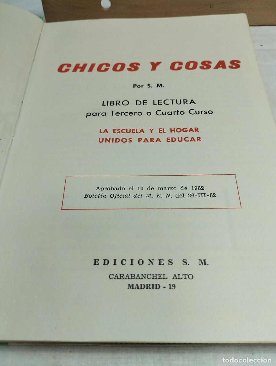 Libros de segunda mano: Chicos y cosas. Ediciones S.M., 1962 - Foto 2