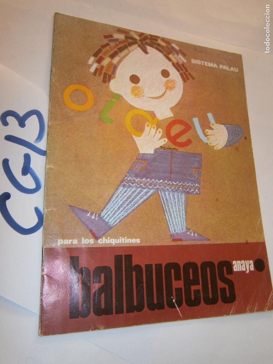 Libros de segunda mano: ANTIGUO LIBRO DE TEXTO - BALBUCEOS - ANAYA - Foto 1