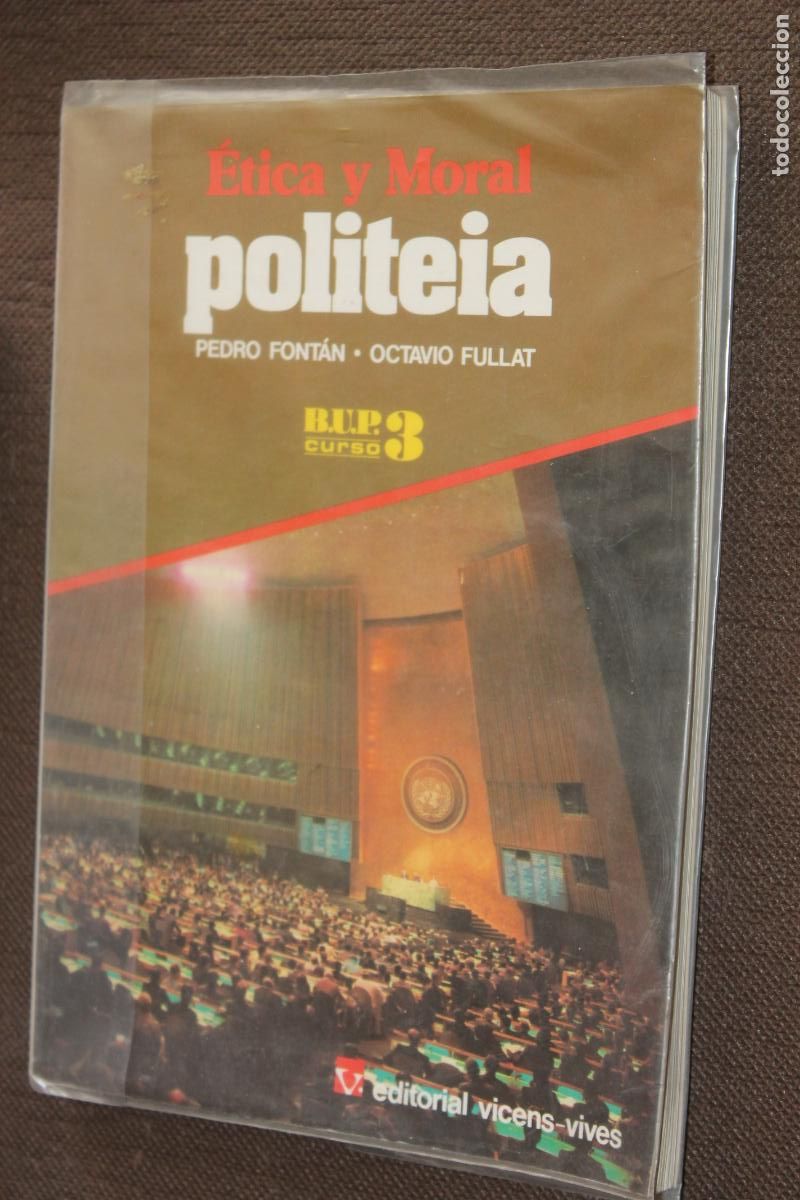 Libros de segunda mano: ETICA Y MORAL, POLITEIA,3&ordm; BUP - Foto 1