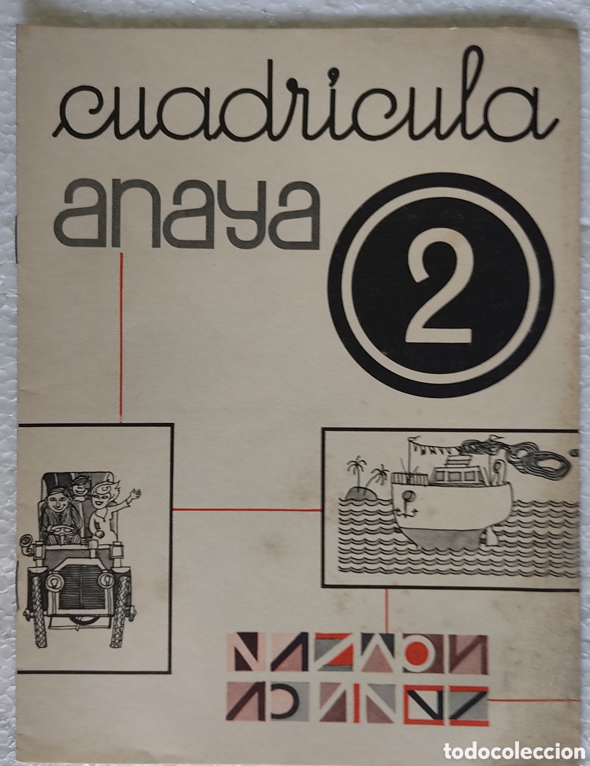 Libros de segunda mano: Cuadernillo Caudricula n&ordm; 2, Ed. Anaya, sin usar - Foto 1
