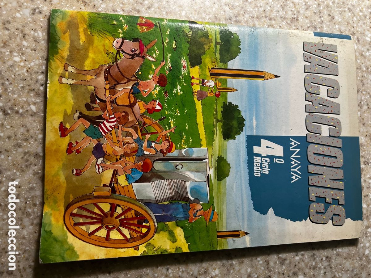 Libros de segunda mano: LIBRO VACACIONES ANAYA 4 E.G.B./ USADO !! Cumplimentado algunas paginas a boli.