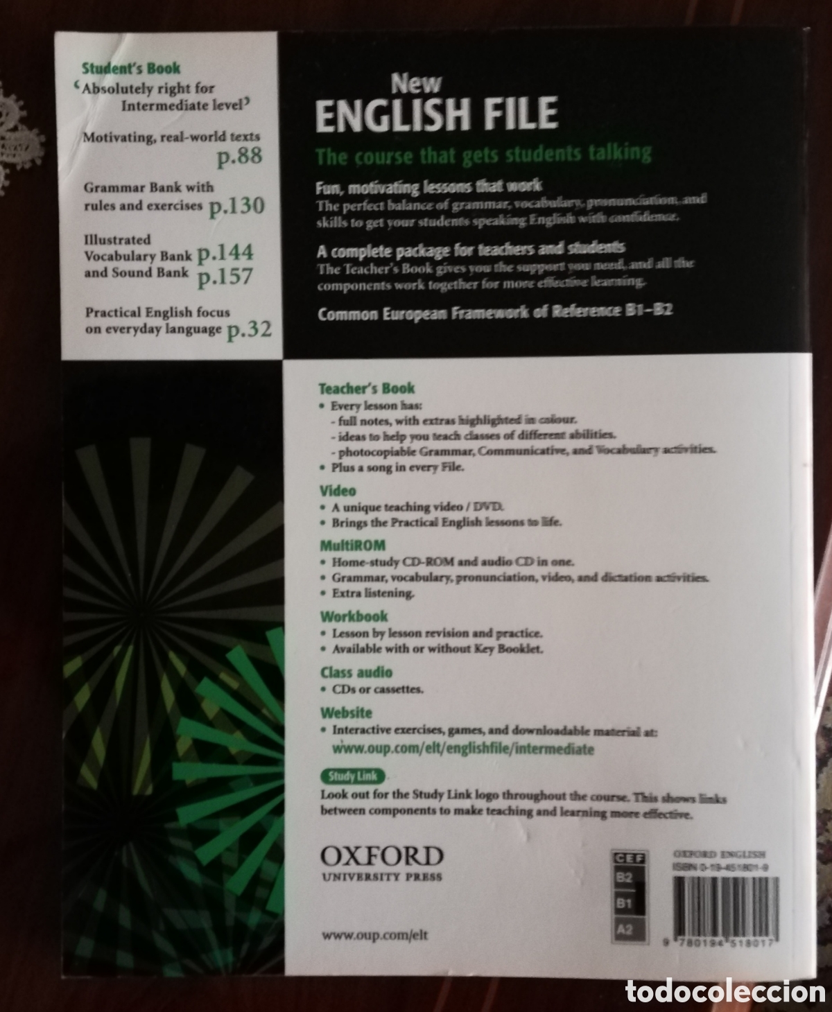 Libros de segunda mano: NEW ENGLISH FILE INTERMEDIATE - Foto 2