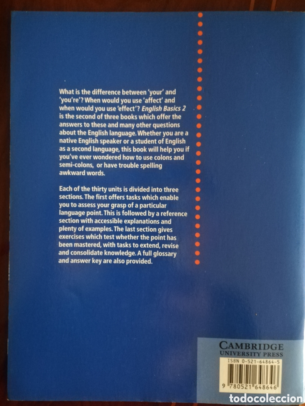 Libros de segunda mano: ENGLISH BASICS CAMBRIDGE - Foto 2
