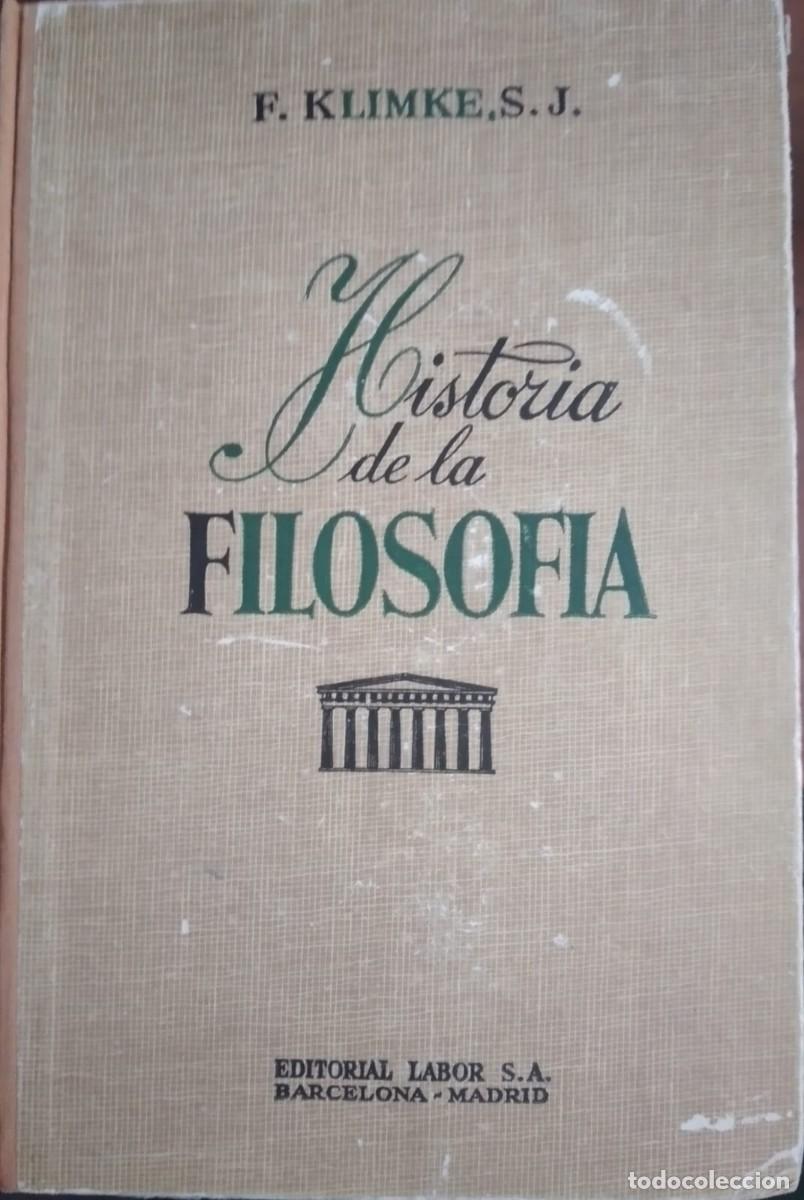 Libros de segunda mano: HISTORIA DE LA FILOSOFIA - Foto 1