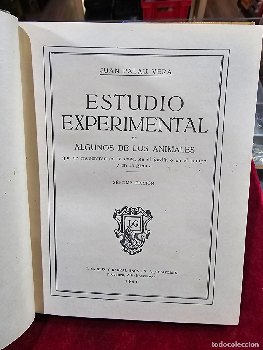 Libros de segunda mano: Antiguo libro texto estudio experimental seix barral 1941 c&oacute;mo nuevo !!! - Foto 1