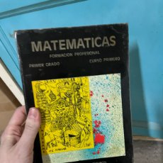 Libros de segunda mano: MATEMATICAS FORMACION PROFESIONAL PRIMER GRADO CURSO PRIMERO