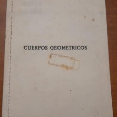 Libros de segunda mano: CUADERNILLO CUERPOS GEOMÉTRICOS
