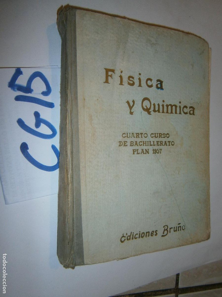 Libros de segunda mano: ANTIGUO LIBRO DE TEXTO - FISICA Y QUIMICA - Foto 1