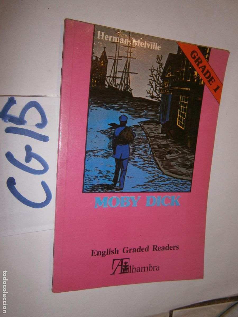 Libros de segunda mano: ANTIGUO LIBRO DE TEXTO - LECTURAS EN INGLES - MOBY DICK - ENVIO GRATIS A ESPA&Ntilde;A - Foto 1