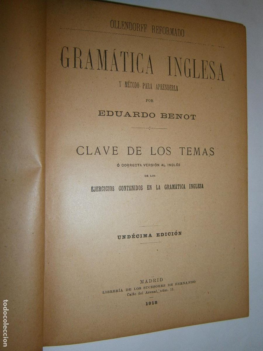 Libros de segunda mano: ANTIGUO LIBRO DE TEXTO - GRAMATICA INGLESA - Foto 2