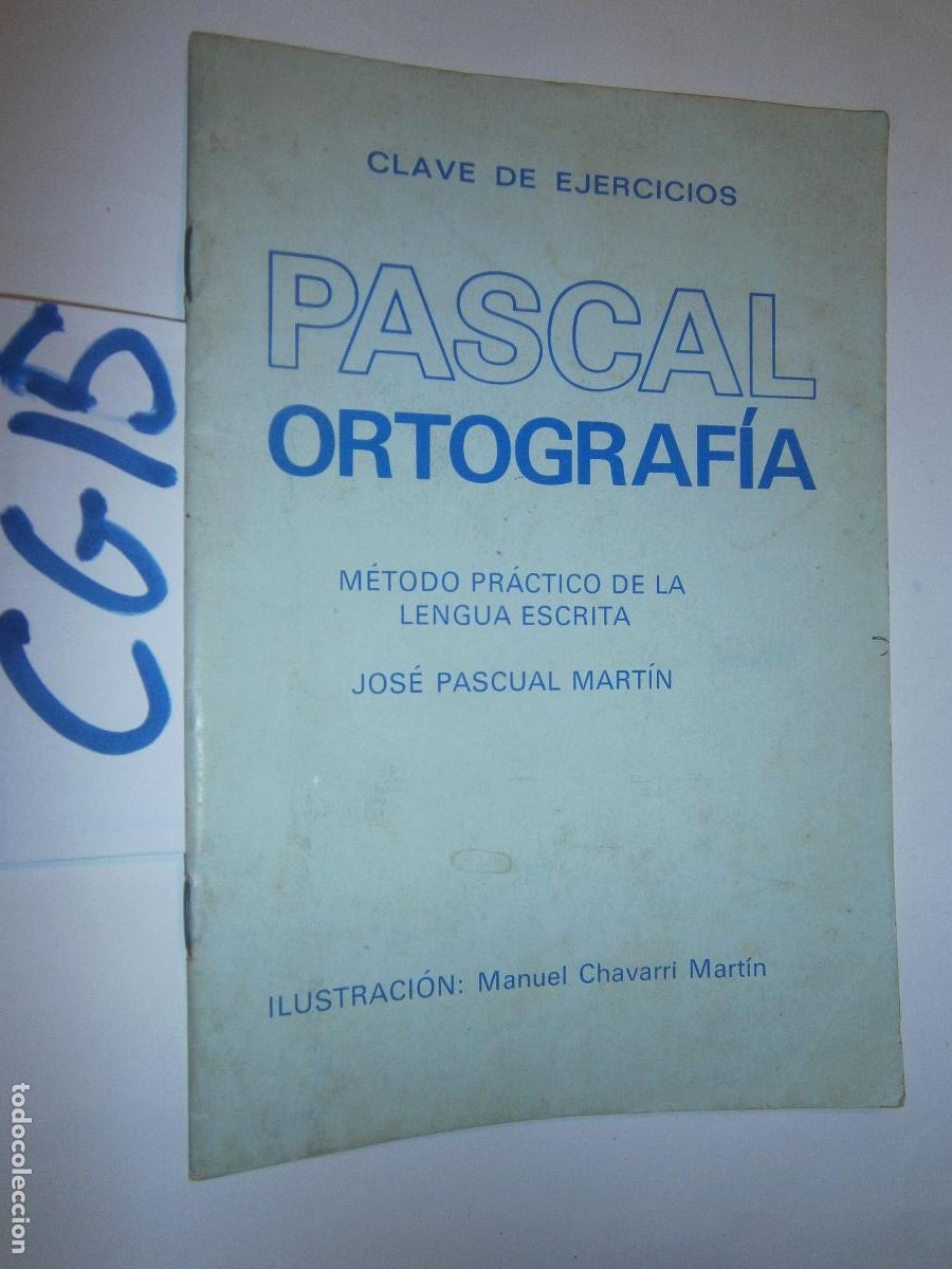 Libros de segunda mano: ANTIGUO LIBRO DE TEXTO - PASCAL ORTOGRAFIA - Foto 1