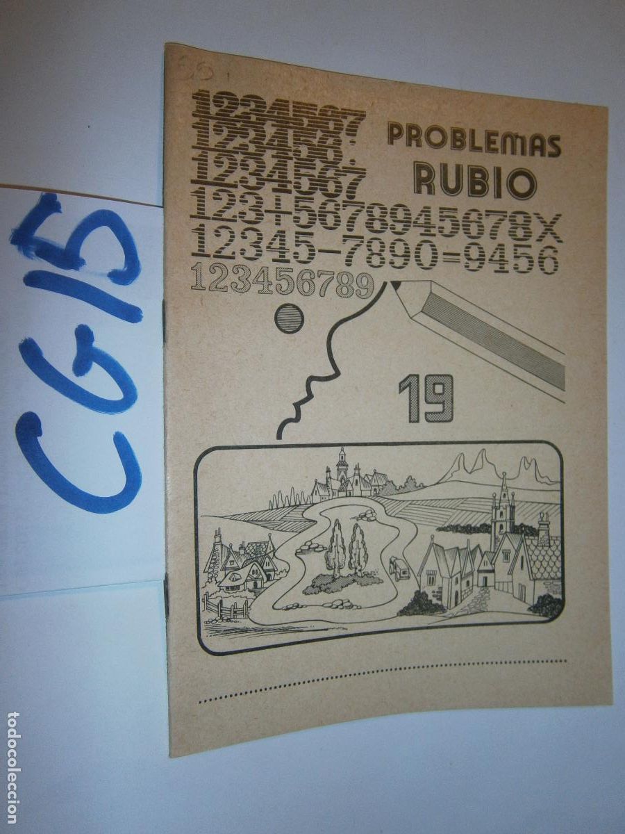 Libros de segunda mano: ANTIGUO LIBRO DE TEXTO - PROBLEMAS RUBIO - Foto 1