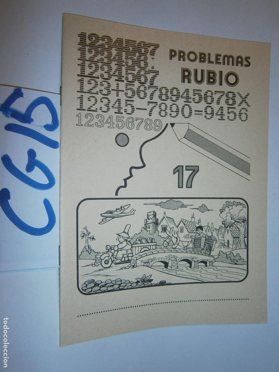 Libros de segunda mano: ANTIGUO LIBRO DE TEXTO - PROBLEMAS RUBIO - Foto 1