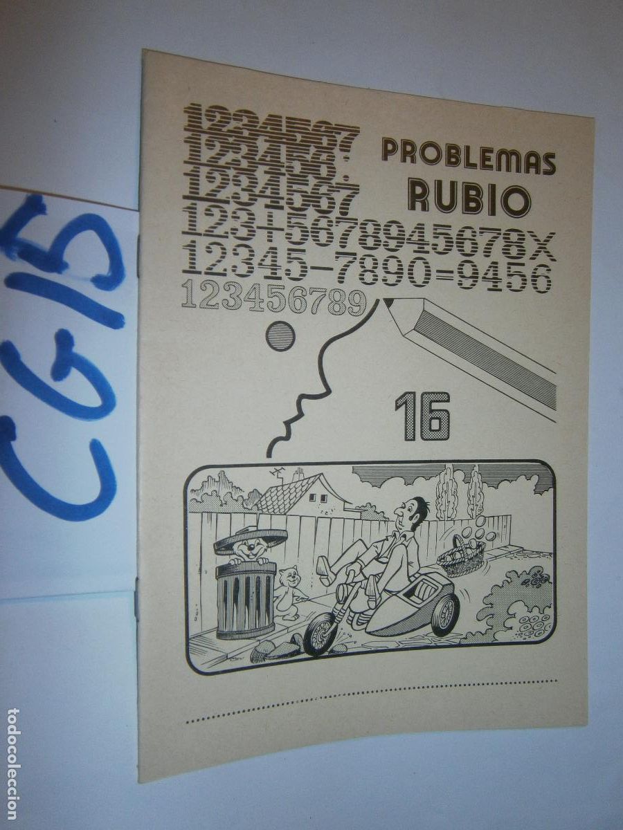 Libros de segunda mano: ANTIGUO LIBRO DE TEXTO - PROBLEMAS RUBIO - Foto 1