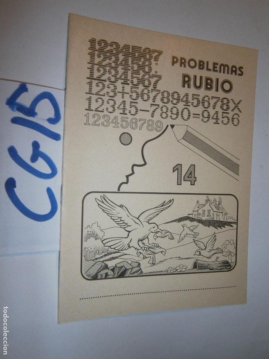 Libros de segunda mano: ANTIGUO LIBRO DE TEXTO - PROBLEMAS RUBIO - Foto 1