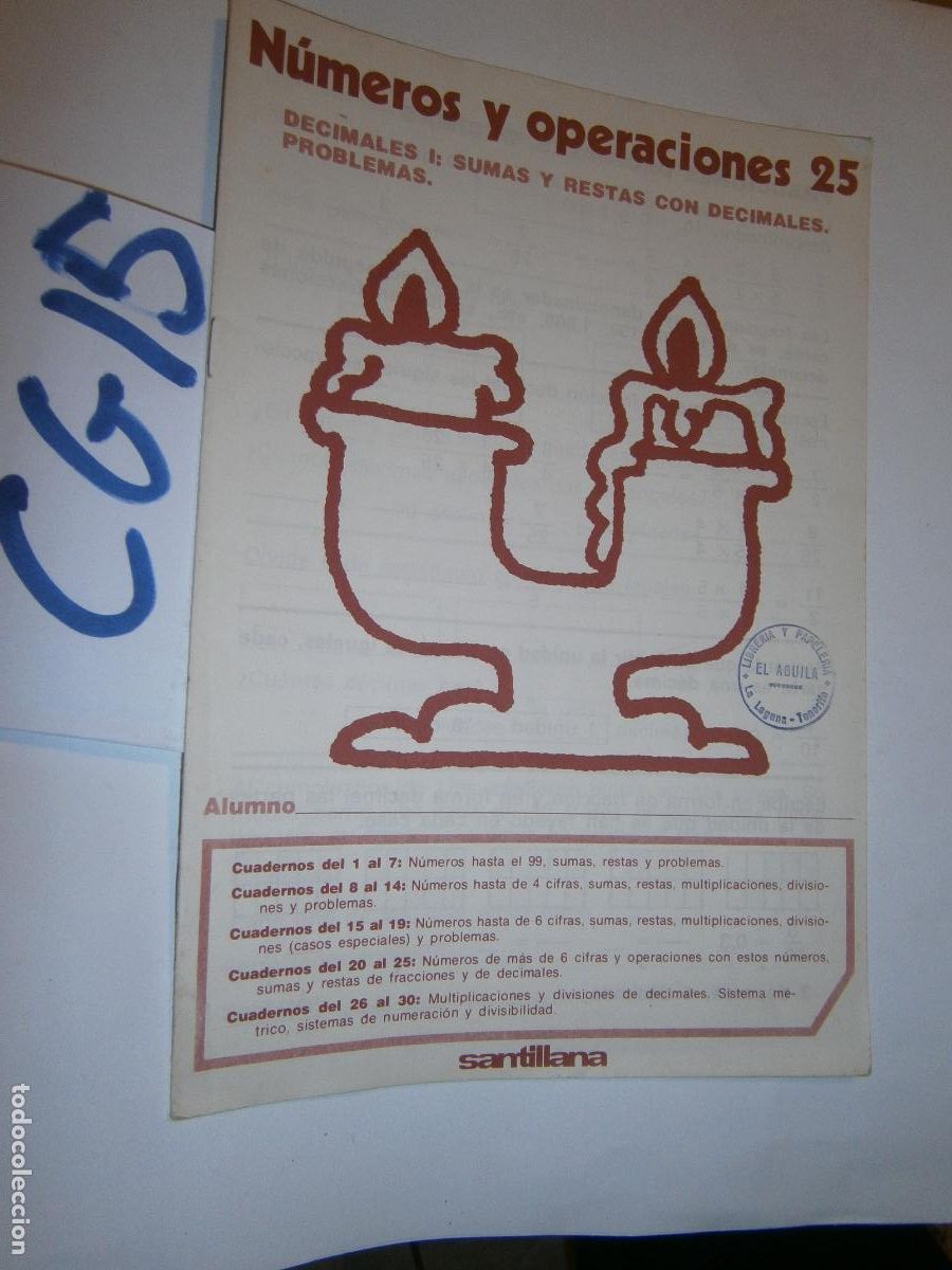 Libros de segunda mano: ANTIGUO LIBRO DE TEXTO - NUMEROS Y OPERACIONES - Foto 1