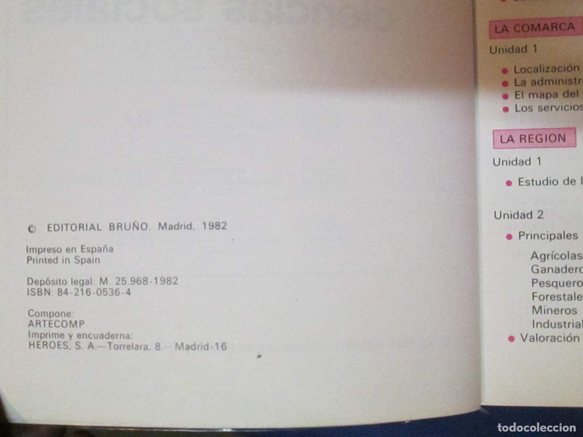 Libros de segunda mano: Libro de Texto, Ciencias Sociales, Isla 5. EGB. Ed Bru&ntilde;o 1982 - Foto 4