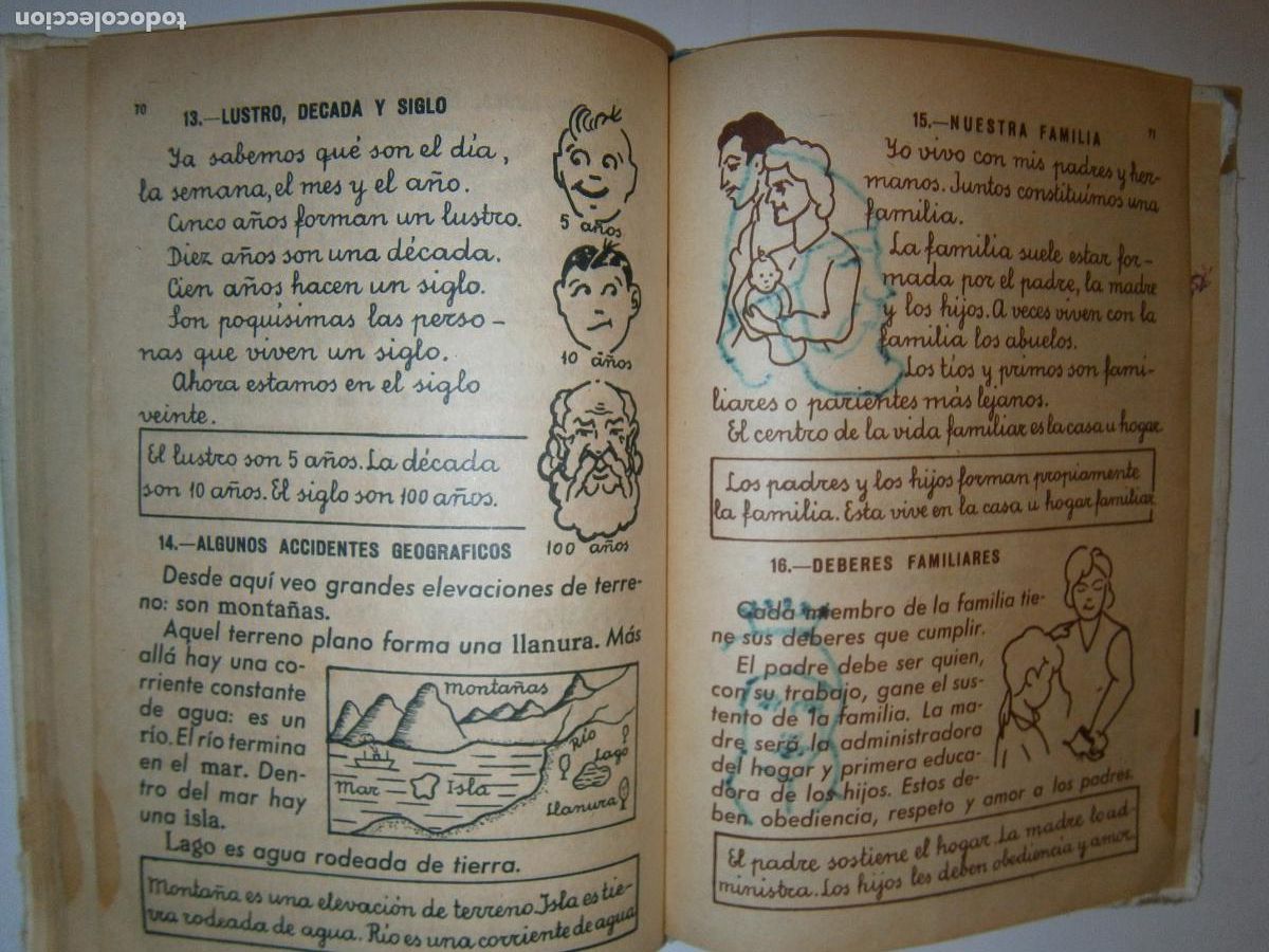 Libros de segunda mano: ANTIGUO LIBRO DE TEXTO - ENCICLOPEDIA ESCOLAR 1ER. CICLO - Foto 3