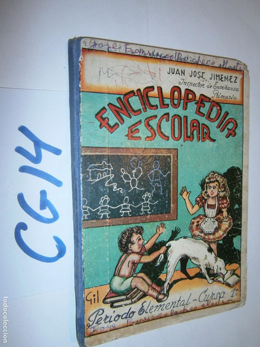 Libros de segunda mano: ANTIGUO LIBRO DE TEXTO - ENCICLOPEDIA ESCOLAR 1ER. CICLO