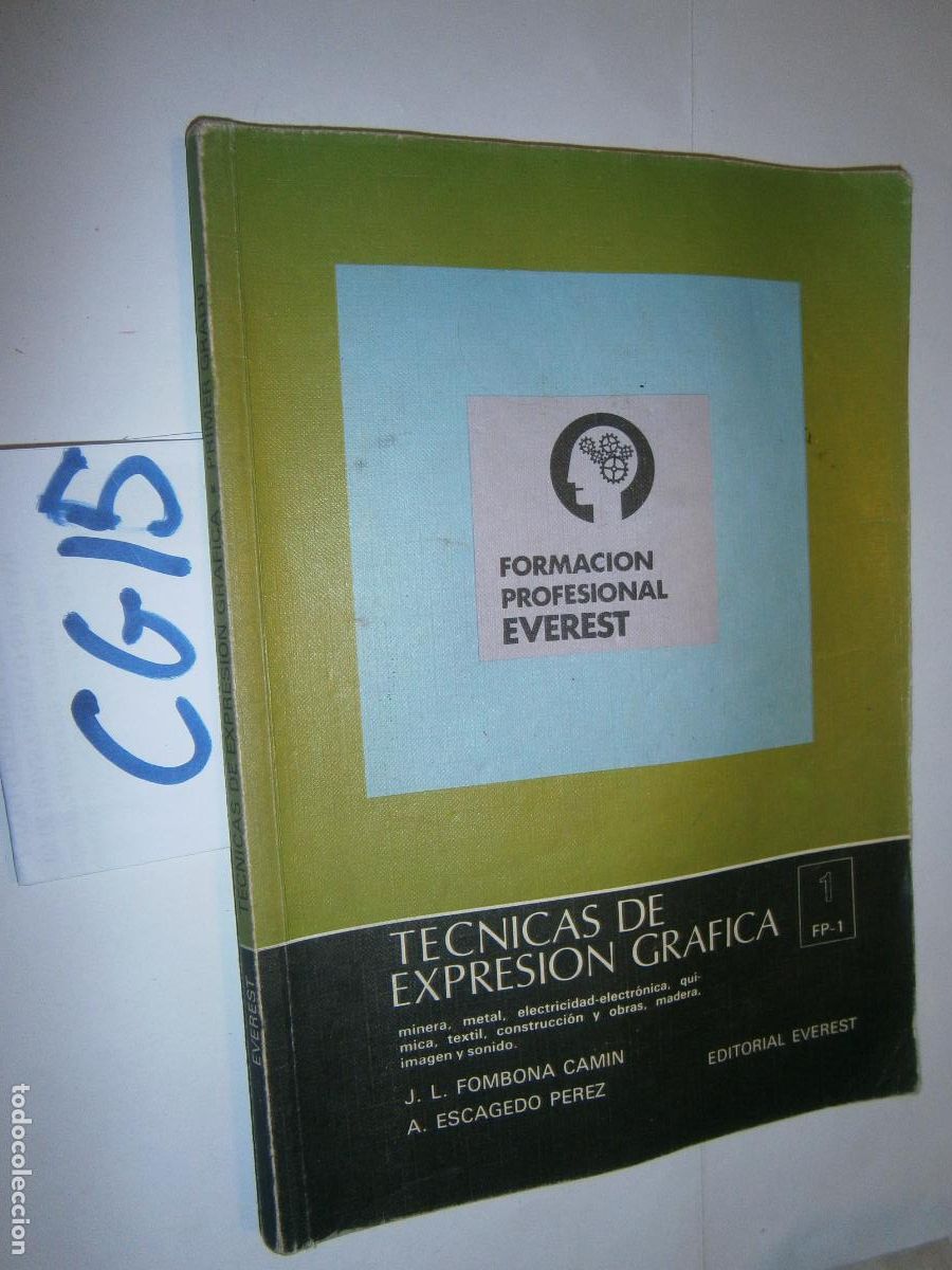 Libros de segunda mano: ANTIGUO LIBRO DE TEXTO -TECNICAS DE EXPRESION GRAFICA 1&ordm; FP1 - Foto 1