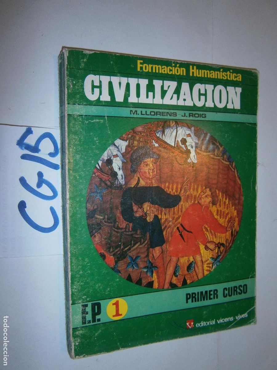 Libros de segunda mano: ANTIGUO LIBRO DE TEXTO - CIVILIZACION 1&ordm; FP1