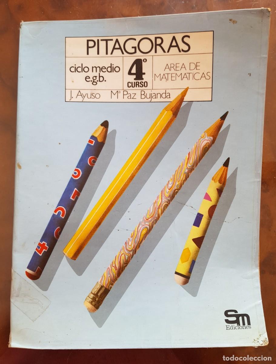 Libros de segunda mano: LIBRO - PITAGORAS - AREA DE MATEMATICAS 4&ordm; EGB - EDICONES SM - Foto 1