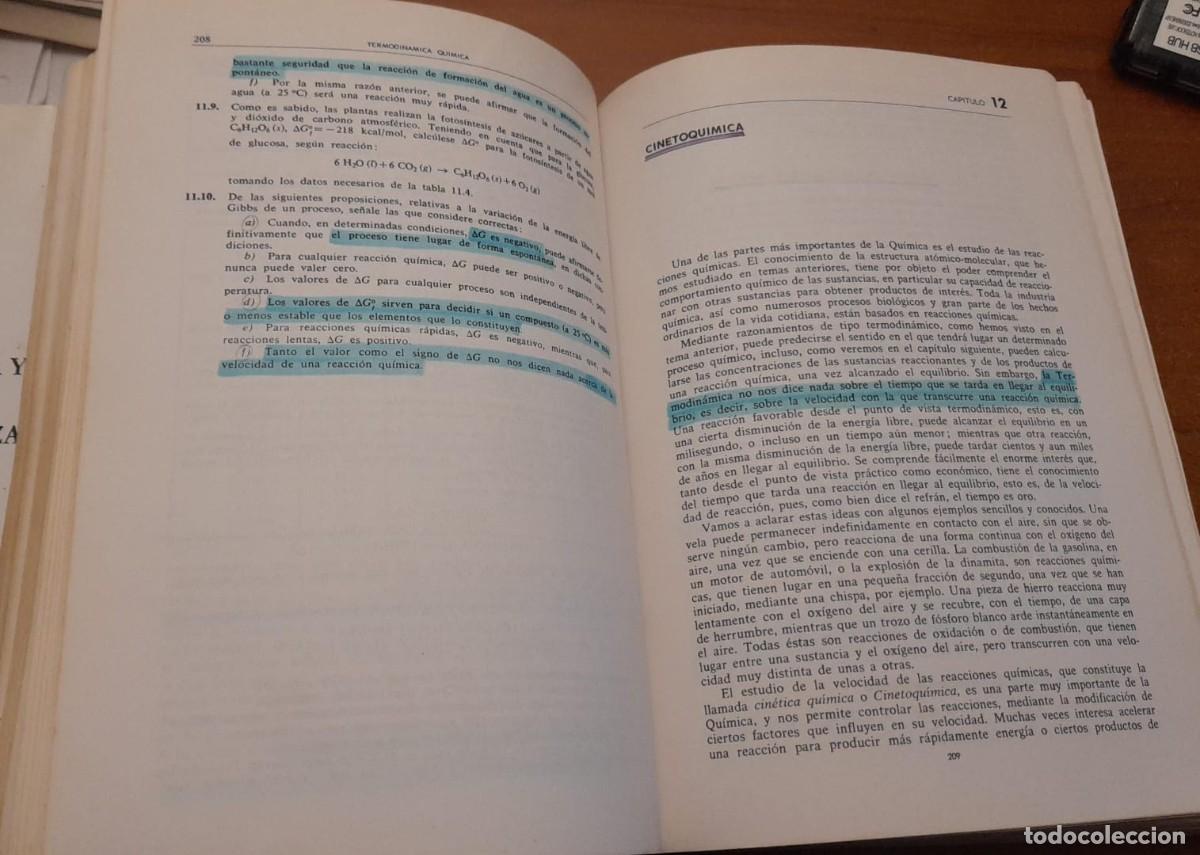 Libros de segunda mano: TEMAS B&Aacute;SICOS DE QU&Iacute;MICA, J. MORCILLO, ALHAMBRA UNIVERSIDAD, 1989 - Foto 3