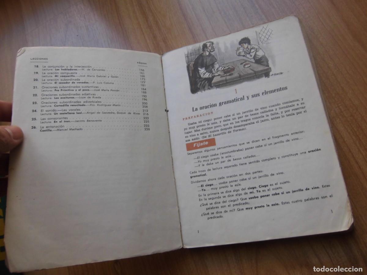 Libros de segunda mano: ESPA&Ntilde;OL 2&ordm; SM LIBRO DE TEXTO 1966 - Foto 5