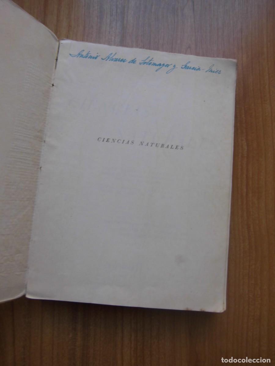 Libros de segunda mano: CIENCIAS NATURALES 3&ordm; SM LIBRO DE TEXTO 1959 - Foto 3