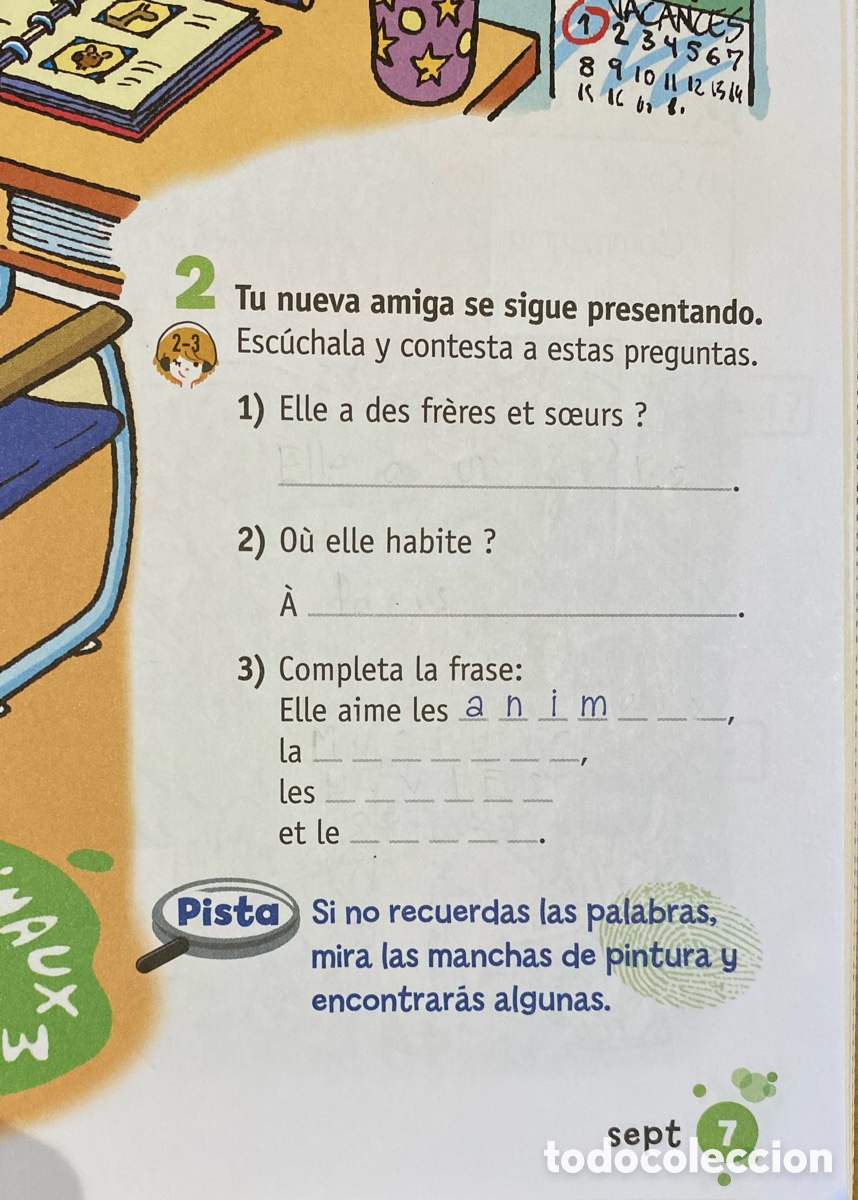 Libros de segunda mano: CUADERNO DE VACACIONES FRANC&Eacute;S - 5&deg; primaria - Foto 6