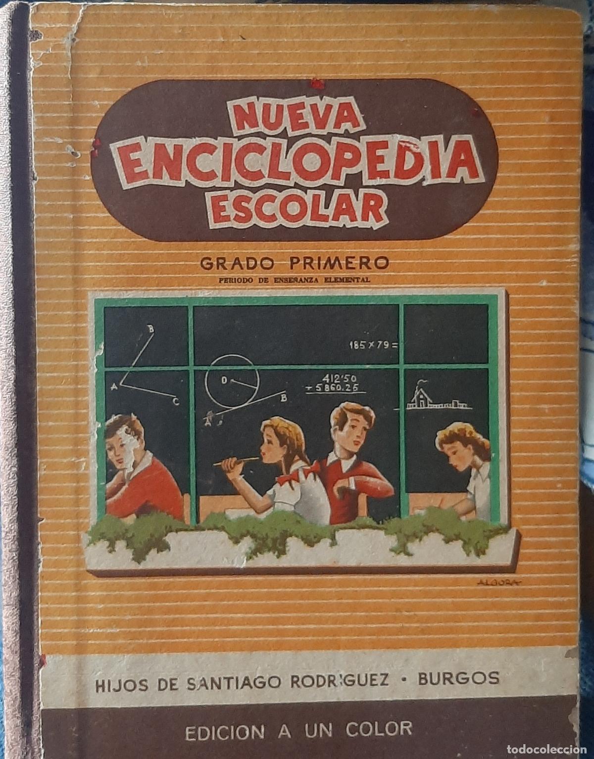Livros em segunda m&atilde;o: NUEVA ENCICLOPEDIA ESCOLAR, GRADO PRIMERO, H. DE SANTIAGO RODRIGUES, a&ntilde;o 1959