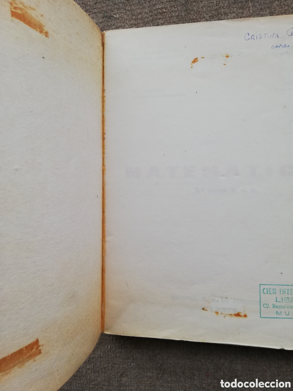 Libros de segunda mano: Matem&aacute;ticas 5&ordm; E.G.B. 5 EGB. Somosaguas. Edici&oacute;n 1975 - Foto 3