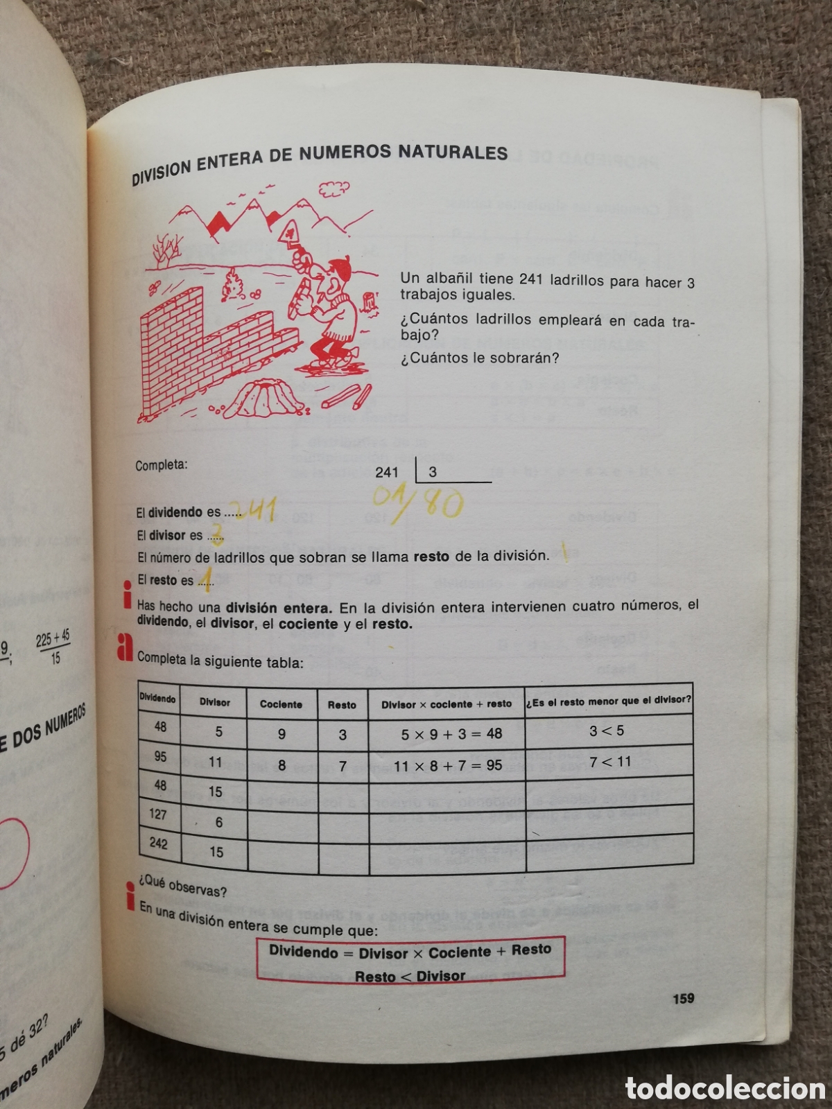 Libros de segunda mano: Matem&aacute;ticas 5&ordm; E.G.B. 5 EGB. Somosaguas. Edici&oacute;n 1975 - Foto 5