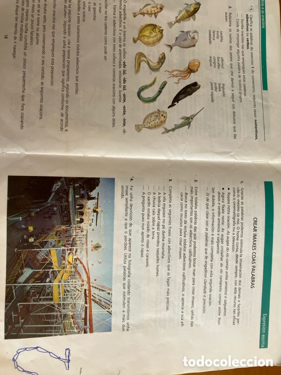 Libros de segunda mano: Lingua galega 6&ordm;EGB - Foto 2