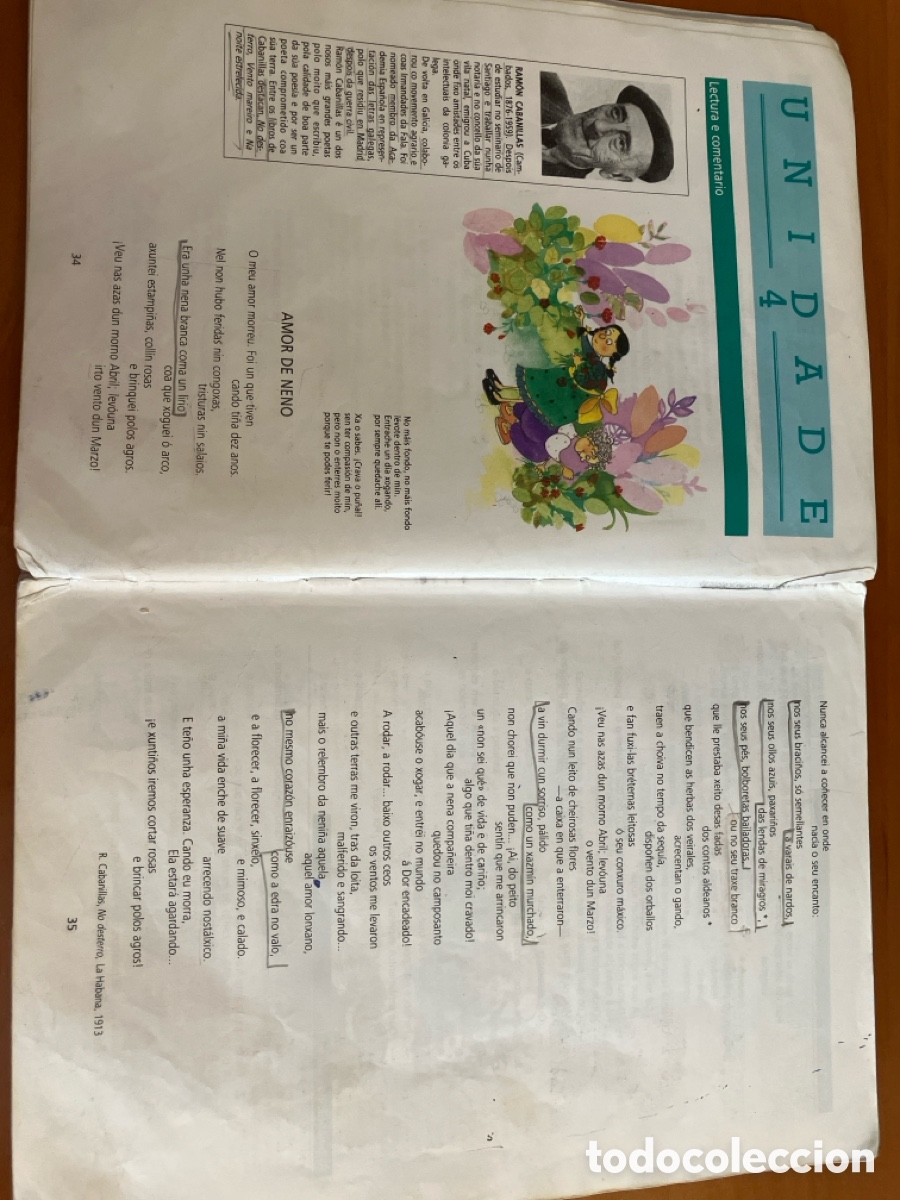 Libros de segunda mano: Lingua galega 6&ordm;EGB - Foto 4