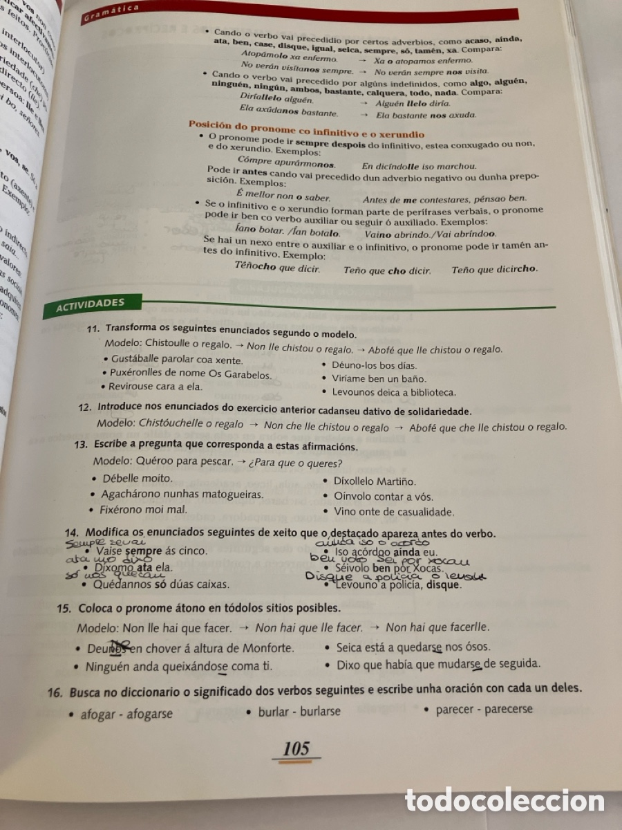 Libros de segunda mano: Lingua e literatura 4&ordm;ESO GALLEGO - Foto 6